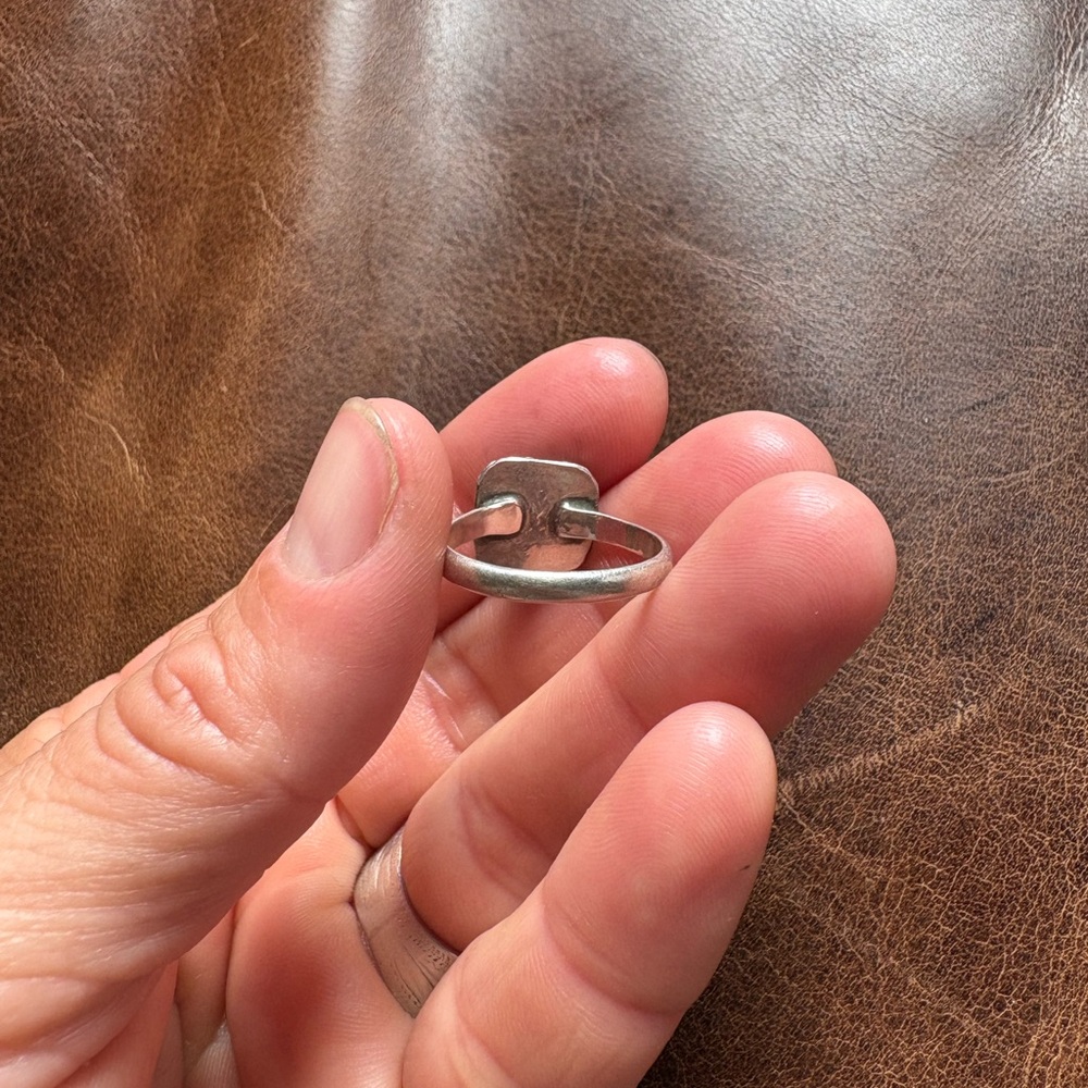 Turquoise Square Ring - Picture 3 of 4